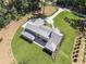 Stunning aerial view of the home, showcasing the sprawling yard and manicured landscaping at 779 Hicks Rd, Canton, GA 30115