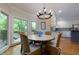 Cozy kitchen nook with round table and chairs, perfect for casual dining with view of the deck at 2882 Clary Hill Ne Dr, Roswell, GA 30075