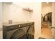 Laundry room with modern washer/dryer and walk-in closet offers ample storage at 423 Ward Ln, Woodstock, GA 30188