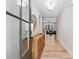 Inviting entryway with hardwood floors and a view of the living room at 3445 Henderson Dr, Cumming, GA 30041