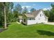 Spacious backyard of a modern home with large grass area perfect for outdoor activities at 3445 Henderson Dr, Cumming, GA 30041