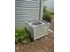 Air conditioning unit protected by a decorative lattice fence at 72 Victorian Cir, Dallas, GA 30157