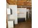 Basement area with built-in cabinets and shelving, offering ample storage and organizational possibilities at 72 Victorian Cir, Dallas, GA 30157