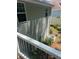 Exterior shot from deck showing siding, windows, air conditioner, garden and fence at 72 Victorian Cir, Dallas, GA 30157