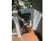 View from the top of deck stairs descending to the backyard at 72 Victorian Cir, Dallas, GA 30157