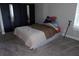 Comfortable bedroom with mirrored closet doors and natural light at 2814 Shellbark Rd, Decatur, GA 30035