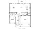 First floor plan featuring an open-concept layout, a spacious Gathering room, kitchen, dining area, and a two-story foyer at 613 Villa Rica Spgs, Villa Rica, GA 30180