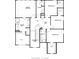 Second floor plan highlighting a Primary bedroom, bedrooms with walk-in closets, laundry room, and additional bathrooms at 613 Villa Rica Spgs, Villa Rica, GA 30180