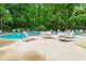 Community pool with ample seating, perfect for relaxing and enjoying the outdoors at 1424 Tuxworth Cir, Decatur, GA 30033
