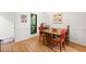 Cozy dining room with hardwood flooring, natural light, and traditional furnishings at 1424 Tuxworth Cir, Decatur, GA 30033