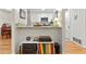 Bright kitchen featuring white cabinetry, stainless steel appliances, and an open layout perfect for modern living at 1424 Tuxworth Cir, Decatur, GA 30033