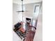 Bright living room featuring a fireplace, high ceilings, and hardwood floors at 1890 Turtle Creek Way, Lawrenceville, GA 30043