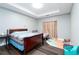 Cozy bedroom with a comfortable bed and a playful rug at 2221 Baker Carter Dr, Loganville, GA 30052