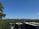 Enjoy the city skyline view with modern apartments, trees, and clear blue skies on a sunny day at 1109 Rivard Nw Cir, Atlanta, GA 30318