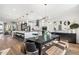 Bright, open kitchen featuring a large island, stainless steel appliances, and modern pendant lighting at 1109 Rivard Nw Cir, Atlanta, GA 30318