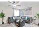 Cozy living room with a gray sectional, stylish decor, and an airy atmosphere at 246 Aurora Nw Ave, Atlanta, GA 30314