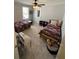 Bedroom with two beds, a window, and a ceiling fan at 2184 E Cherokee Dr, Woodstock, GA 30188