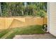 This home has a spacious backyard with a wood privacy fence and an area for relaxing outdoors at 510 Northridge Crossing Dr, Sandy Springs, GA 30350
