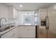 Modern kitchen featuring granite countertops, and stainless steel refrigerator at 510 Northridge Crossing Dr, Sandy Springs, GA 30350