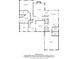 Detailed floor plan showcasing the layout of the first floor featuring the primary bedroom, kitchen, and garage at 4070 Ridgehurst Se Dr, Smyrna, GA 30080