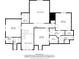 Second floor plan displaying bedrooms, bathrooms, walk-in closets, and open spaces of the house with measurements at 4070 Ridgehurst Se Dr, Smyrna, GA 30080