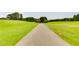 Picturesque view of a paved path cutting through a lush green golf course at 5200 Woodmont Dr, Villa Rica, GA 30180