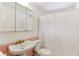 Well-maintained bathroom with a shower, toilet, and vanity with plenty of storage at 91 Rumson Ne Rd # B25, Atlanta, GA 30305