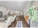 Open-concept living room flowing into a modern kitchen, perfect for entertaining guests at 31 Copper Leaf Ct, Villa Rica, GA 30180