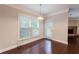 Eat-in dining area with pendant lighting and large windows at 139 Vinca Cir, Suwanee, GA 30024