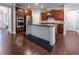Gourmet kitchen with stainless steel appliances, granite countertops, and a subway tile backsplash at 139 Vinca Cir, Suwanee, GA 30024