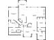 Floorplan featuring a primary bedroom, kitchen, living room, dining area, and foyer at 2945 Ashbyrn Ct, Buford, GA 30519