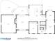 Detailed floor plan showcasing the layout of the home's first floor, including room dimensions at 3287 Alton Rd, Atlanta, GA 30341