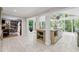 Spacious kitchen with an island, granite countertops, lots of natural light, and an open design that seamlessly connects to living spaces at 3287 Alton Rd, Atlanta, GA 30341