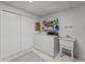 Laundry room with white washer and dryer and sink at 3287 Alton Rd, Atlanta, GA 30341