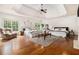 Expansive main bedroom offering lots of natural light, space for 2 beds and a cozy seating area at 3809 Wieuca Ne Rd, Atlanta, GA 30342