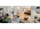 Open-concept living area with hardwood floors, piano, and seamless flow to the dining room at 530 Twinflower Ct, Roswell, GA 30075