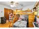 bedroom featuring a loft bed and hardwood floors at 1176 Cardinal Ne Rd, Conyers, GA 30012
