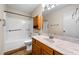 Bathroom features a shower-tub combination and modern fixtures at 5535 Dorsett Shoals Rd, Douglasville, GA 30135