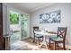 Cozy dining area next to sliding door and private backyard at 118 Lucia Dr, Smyrna, GA 30082