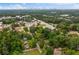 Breathtaking aerial view of the neighborhood, showcasing lush greenery, streets, and city skyline in the distance at 2001 Swazey Dr, Decatur, GA 30032