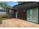 Inviting back deck with doors to the house, perfect for outdoor living at 2001 Swazey Dr, Decatur, GA 30032
