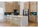 Modern kitchen featuring stainless steel appliances, ample counter space, and a stylish island with seating at 2001 Swazey Dr, Decatur, GA 30032