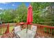 Back deck area perfect for entertaining and relaxing outdoors with a grill and seating at 1620 Cedar Hl, Douglasville, GA 30134