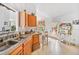 Kitchen sink and side door with outdoor view at 1620 Cedar Hl, Douglasville, GA 30134