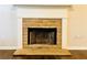 Close up view of the fireplace with stone surround at 107 Oconnor Dr, Dallas, GA 30157