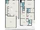Detailed floor plan showcasing the layout of the home, including bedrooms, bathrooms, and living areas at 1704 Hyssop Se Blvd, Smyrna, GA 30126