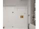 Unfinished basement with water heater, hookups for washer and dryer and wire shelving at 2907 Oakvale Falls Dr, Decatur, GA 30034