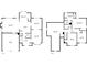 Floor plan showcasing the layout of the house with multiple rooms at 2907 Oakvale Falls Dr, Decatur, GA 30034