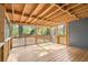 Outdoor living space featuring wood deck and exposed framing, perfect for enjoying the outdoors at 1686 Alvarado Sw Ter, Atlanta, GA 30310