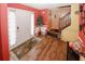Inviting entryway features wood floors and stairway at 1801 Deer Crossing Cir, Jonesboro, GA 30236